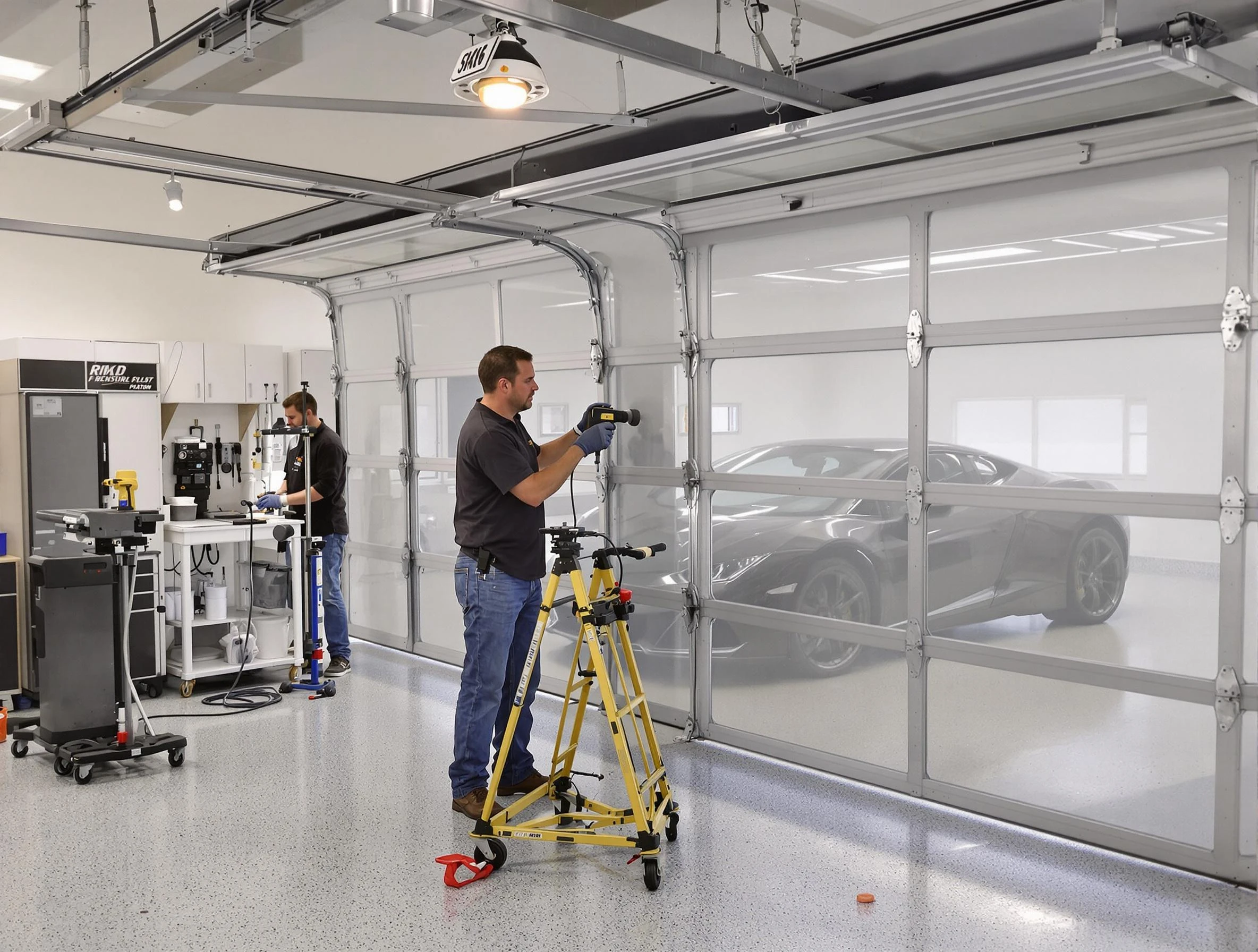 Garage Door Dents Repair in Marlborough