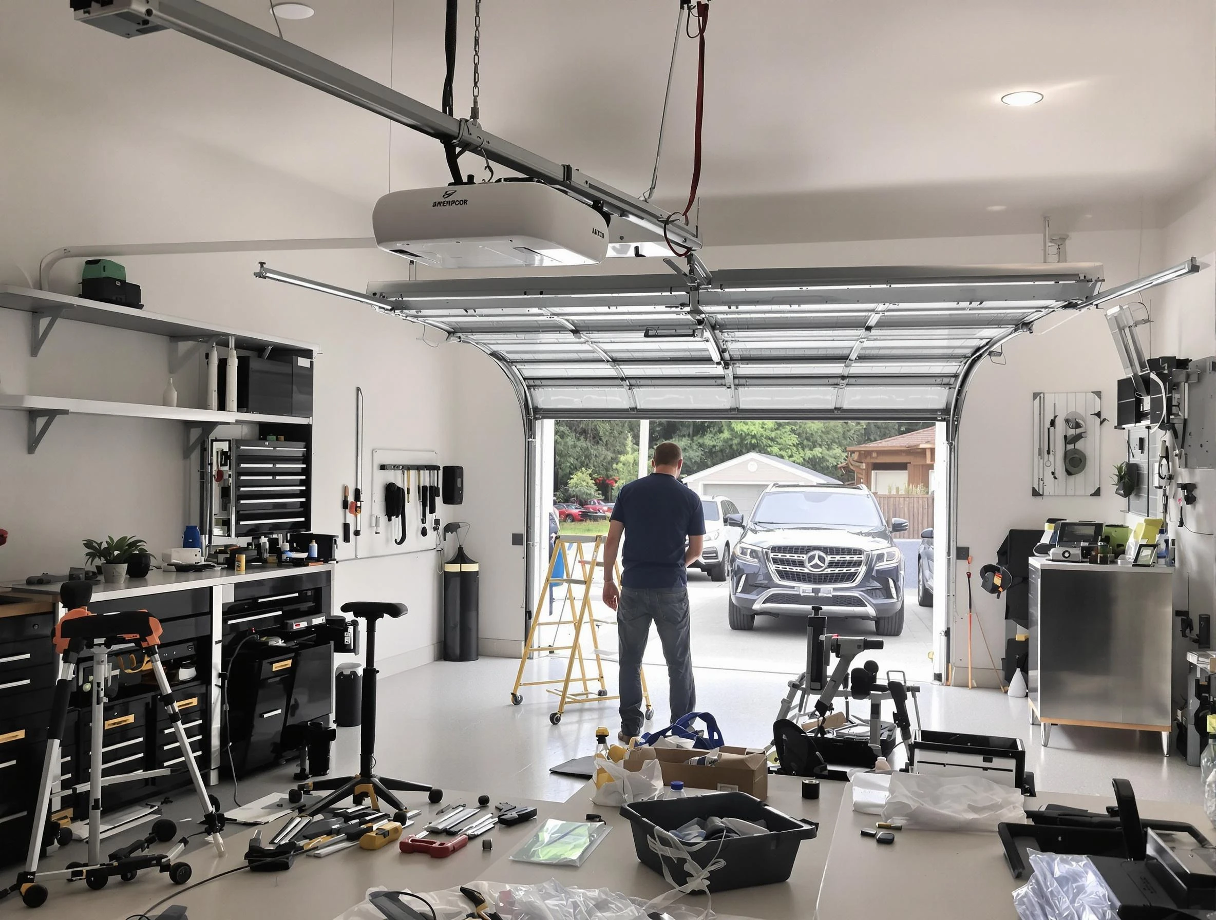 Garage door opener installation by Marlborough Garage Door Repair in Marlborough